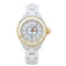 Montre Montre Chanel J12, céramique blanche, or rose et diamants. 58 Facettes 31738