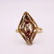 Bague 60 Bague Rétro rubis, oxyde de zirconium 58 Facettes