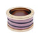Bague 52 Bague Bulgari, "B.Zero1", or rose, cermet. 58 Facettes 33228