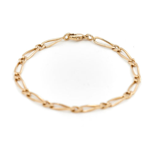 Bracelet Bracelet Maille alternée Or jaune 58 Facettes 1732772CN