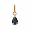 Collier Pendentif or jaune saphir poire 58 Facettes 15-424A