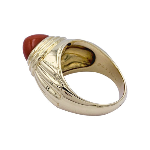 Bague 53 Bague Boucheron, Jaïpur, or jaune, corail. 58 Facettes 32506