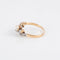 Bague 56 Bague or jaune Toi & Moi perle diamants 58 Facettes
