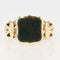 Bague 59 Chevalière ancienne jaspe sanguin 58 Facettes 21-578