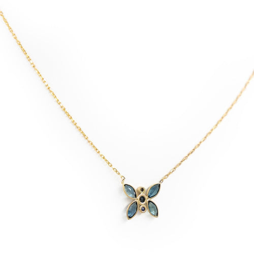 Collier Collier Pendentif Or jaune Saphir 58 Facettes 2052058CN