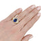 Bague 49 Bague saphir, or jaune et diamants. 58 Facettes 32103