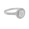 Bague 53 Bague solitaire diamant, or blanc. 58 Facettes 32246