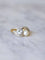 Bague toi et moi ancienne aigue-marine, perle, diamants 58 Facettes
