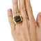 Bague 49 Bague chevalière Chaumet, "Lien", or jaune, quartz fumé. 58 Facettes 30844