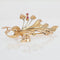 Broche Broche feuille de chêne et ses rubis 58 Facettes 14-168
