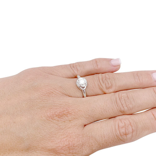 Bague 53 Bague Chaumet, "Liens d'Amour", platine, diamants. 58 Facettes 33037