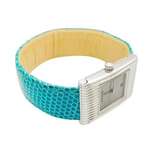 Montre Montre Boucheron, modèle "Reflet", en acier sur cuir. 58 Facettes 32057