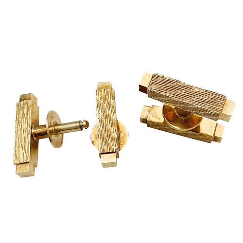 Boutons de manchette Boutons de manchette en or jaune. 58 Facettes 30767