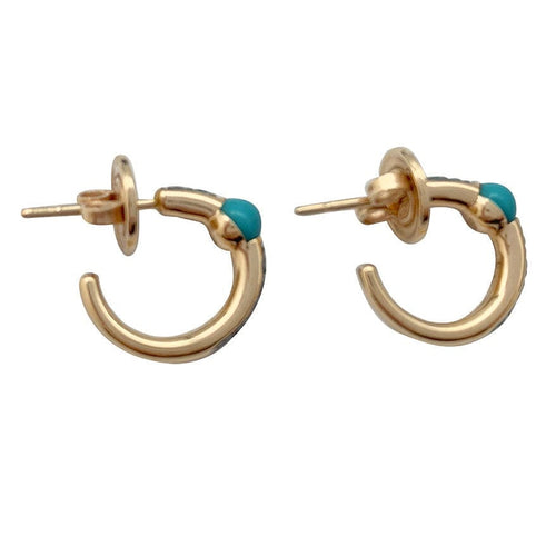 Boucles d'oreilles Boucles d'oreilles Pomellato, "M'ama non M'ama", or rose, pierres de couleurs. 58 Facettes 31996