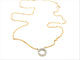 Collier Collier Or rose Diamant 58 Facettes 579193RV