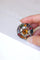 Broche Broche ronde Ecossaise ancienne citrine, jaspe, et agate 58 Facettes