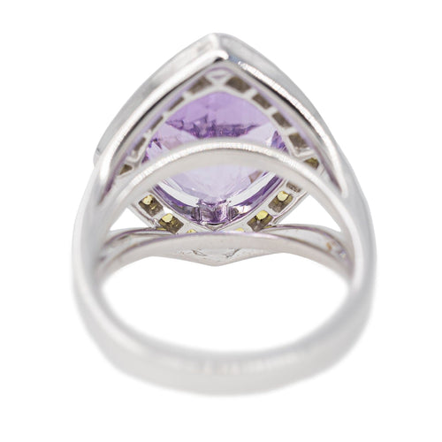 Bague 51 Mauboussin Bague Fou de toi Or blanc Améthyste 58 Facettes 2543064CN