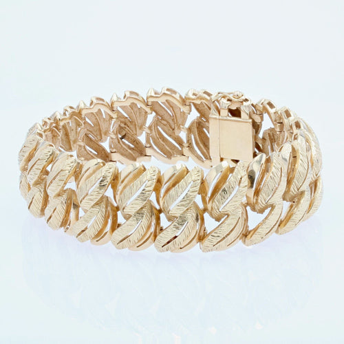 Bracelet Bracelet feuilles d'or vintage 58 Facettes 22-244