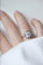 Bague Bague Art Déco diamants sur platine 58 Facettes