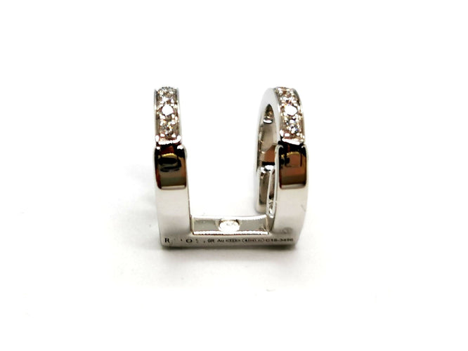 Boucles d'oreilles Repossi Boucles d'oreilles Berbère Or blanc Diamant 58 Facettes 1273399CN