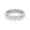 Bague 57 Bague Fred, "Une Ile d'or", or blanc, diamants. 58 Facettes 32393