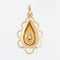 Pendentif Pendentif or en goutte et saphir 58 Facettes 15-003