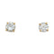 Boucles d'oreilles Puces d'oreilles en or jaune, diamants. 58 Facettes 31965