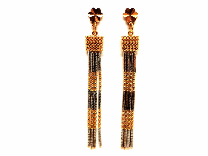 Boucles d'oreilles Boucles d'oreilles Pendantes Or jaune 58 Facettes 1523486CN