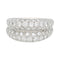 Bague 57 Bague Cartier en platine, or jaune sertie de diamants. 58 Facettes 31125