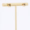 Boucles d'oreilles Puces d'oreilles or jaune et saphir 58 Facettes 22-606B