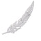 Broche Broche Boucheron, "Plume", or blanc, diamants. 58 Facettes 32705