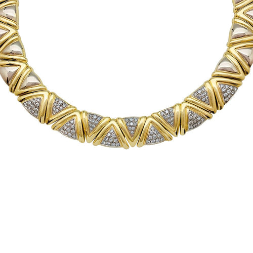 Collier Collier Damiani bicolore et diamants. 58 Facettes 31155