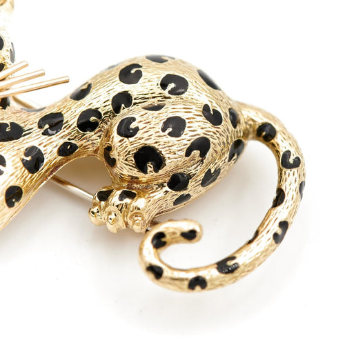 Broche Fred Broche Panthère Panthère Or jaune Diamant 58 Facettes 1913079CN