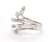 Bague 56 Bague Or blanc Diamant 58 Facettes 06357CD
