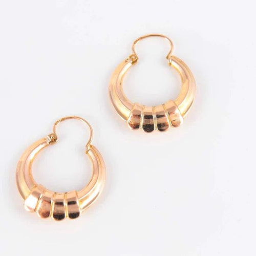Boucles d'oreilles Boucles d'oreilles créoles Or rose 58 Facettes