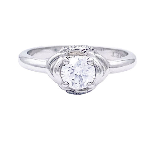 Bague 53 Bague Chaumet, "Liens d'Amour", platine, diamants. 58 Facettes 33037