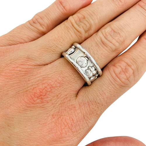 Bague 53 Bague Dior, "Gri-Gri", or blanc, diamants. 58 Facettes 31234