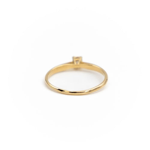 Bague 54 Bague Solitaire Or jaune Diamant 58 Facettes 1660416CN