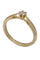 Bague 47 SOLITAIRE OR JAUNE DIAMANT 58 Facettes 078431