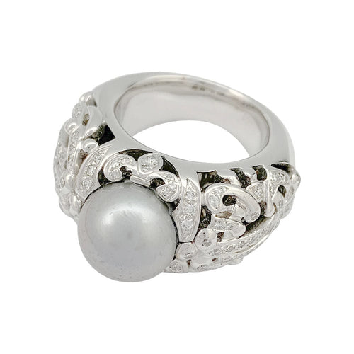 Bague 55 Bague Dior, "Désirée", or blanc, diamants. 58 Facettes 31440