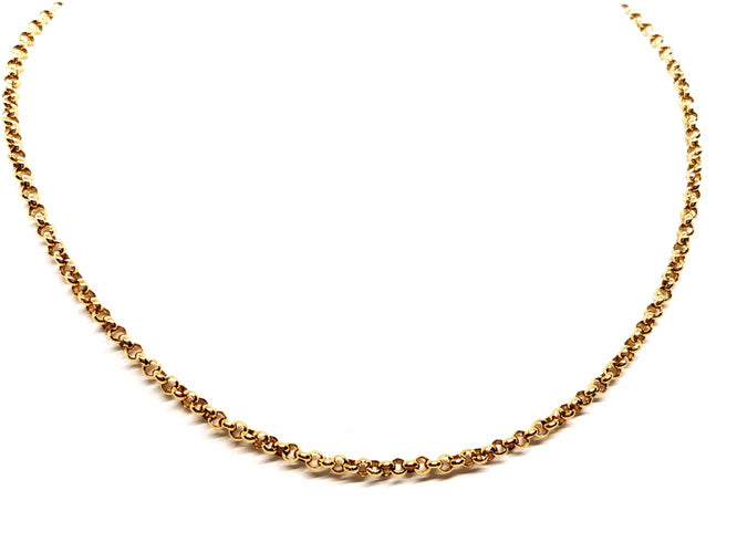 Collier Collier Maille jaseron Or jaune 58 Facettes 1637046CN