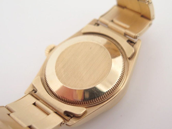 Montre vintage montre ROLEX oyster perpetual 67488 31 mm automatique or jaune 18k 58 Facettes 252911