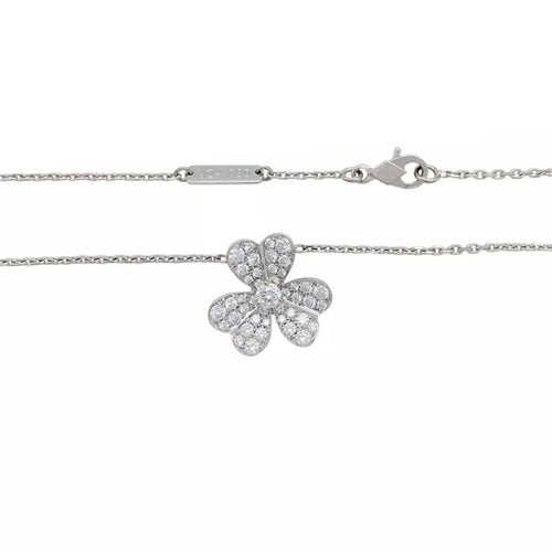 Collier Collier Van Cleef & Arpels "Frivole" en or blanc et diamants. 58 Facettes 31715