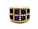 Bague 56 Bague Or jaune Améthyste 58 Facettes 1048332CN