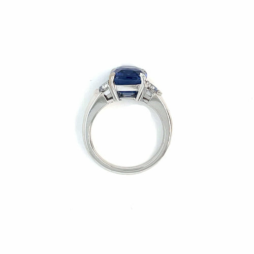 Bague Bague Saphir 6 carats Diamants 58 Facettes