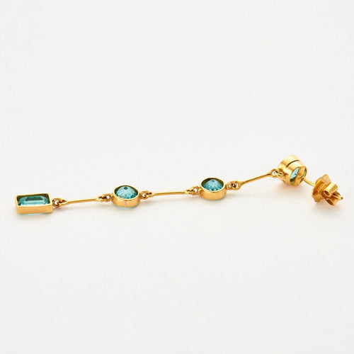 Boucles d'oreilles Boucles d'oreilles Apatites 58 Facettes