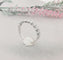 Bague Bague Demi Alliance Diamants 0,70 ct Or Blanc 58 Facettes AA 1473
