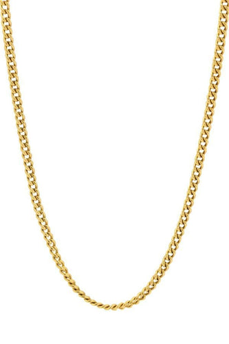 Collier CHAINE MAILLE GOURMETTE 58 Facettes 030401