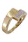 Bague 58 Bague Or jaune pavage diamants 58 Facettes 080391