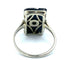Bague 54.5 Bague Art Déco onyx et diamants 58 Facettes